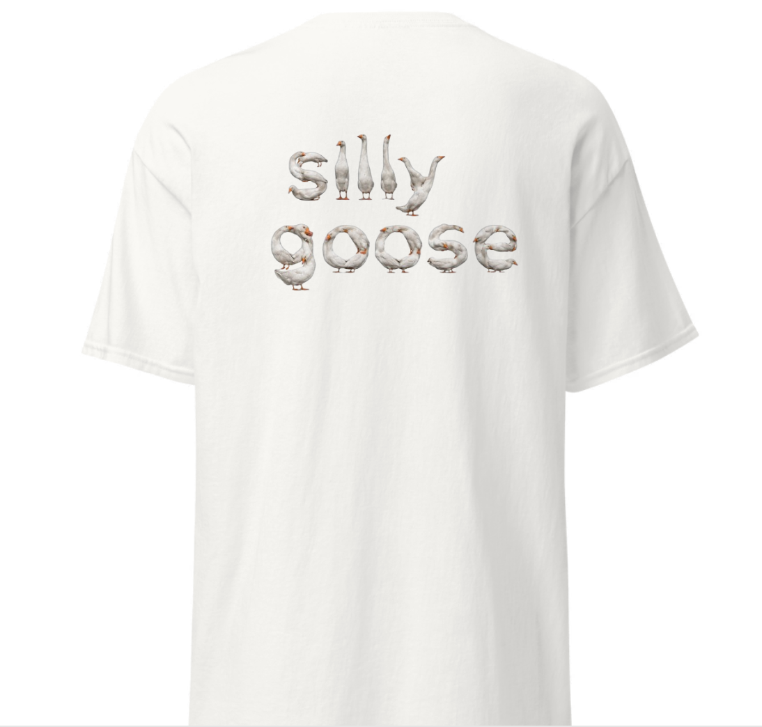 CROWDED TEE - Silly Goose